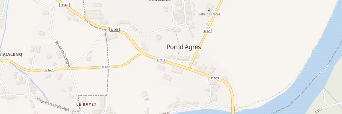 Plan du 5145 Port d’Agrès à Saint-Parthem