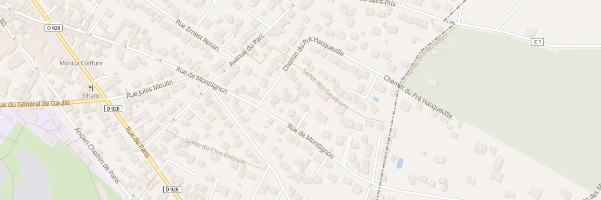 Plan du 69B Rue de Montlignon à Saint-Leu-la-Forêt