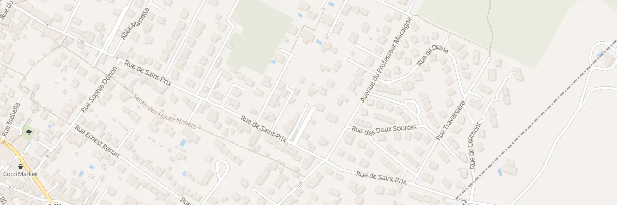 Plan du 97 Rue de Saint-prix à Saint-Leu-la-Forêt