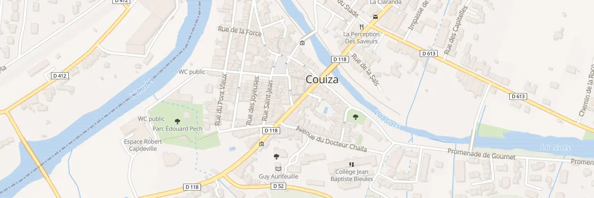 Plan du 55 Le Village à Couiza