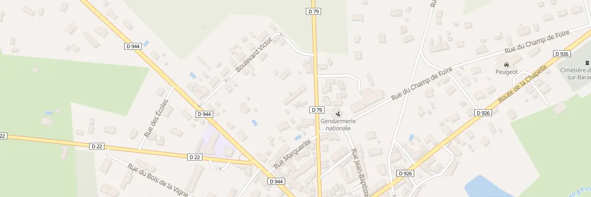 Plan du 9D Rte de Ménétréol à Neuvy-sur-Barangeon
