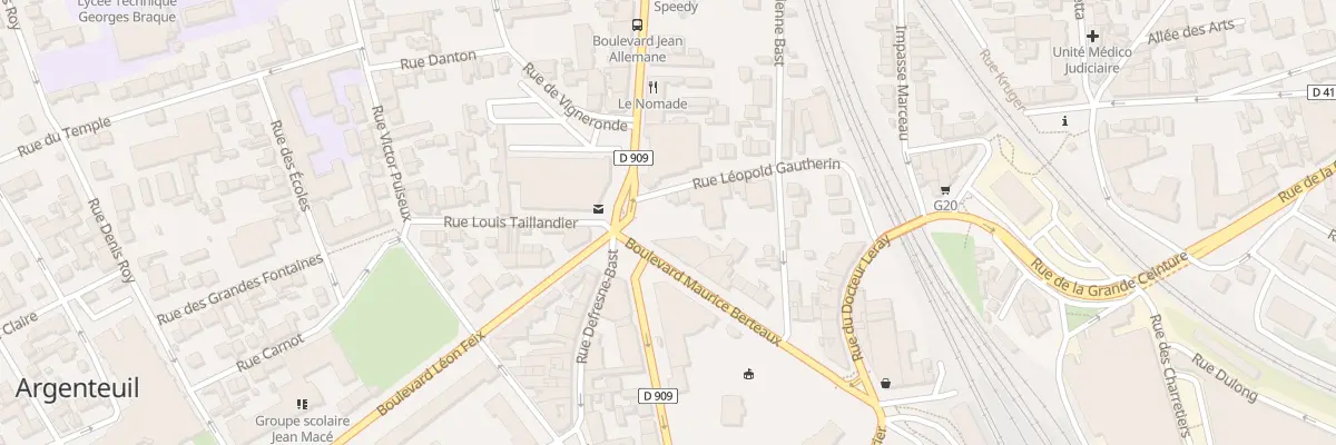 Plan du 2 Rue Leopold Gautherin à Argenteuil