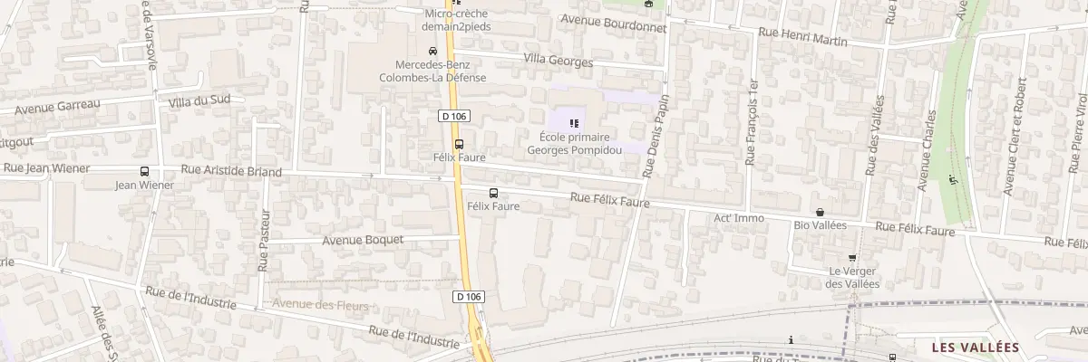 Plan du 13 Rue Félix Faure à Colombes