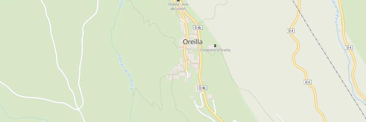 Plan du 9 Le Village à Oreilla