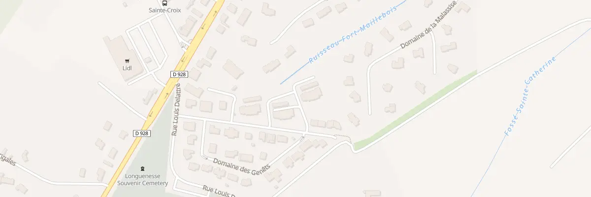 Plan du 39 Rue des Genets à Longuenesse