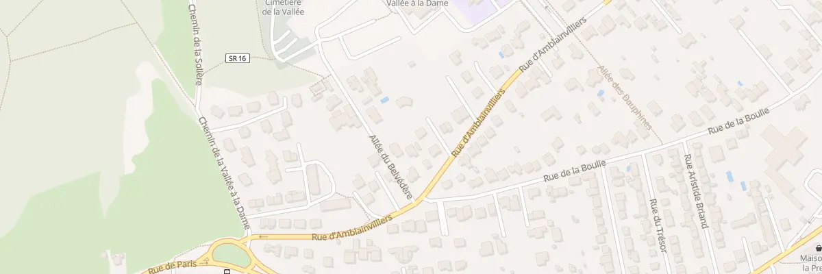 Plan du 78 Rue d’Amblainvilliers à Verrières-le-Buisson