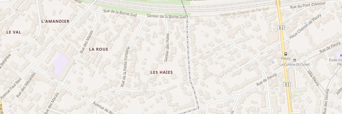 Plan du 15 Sen des Haies à Meudon
