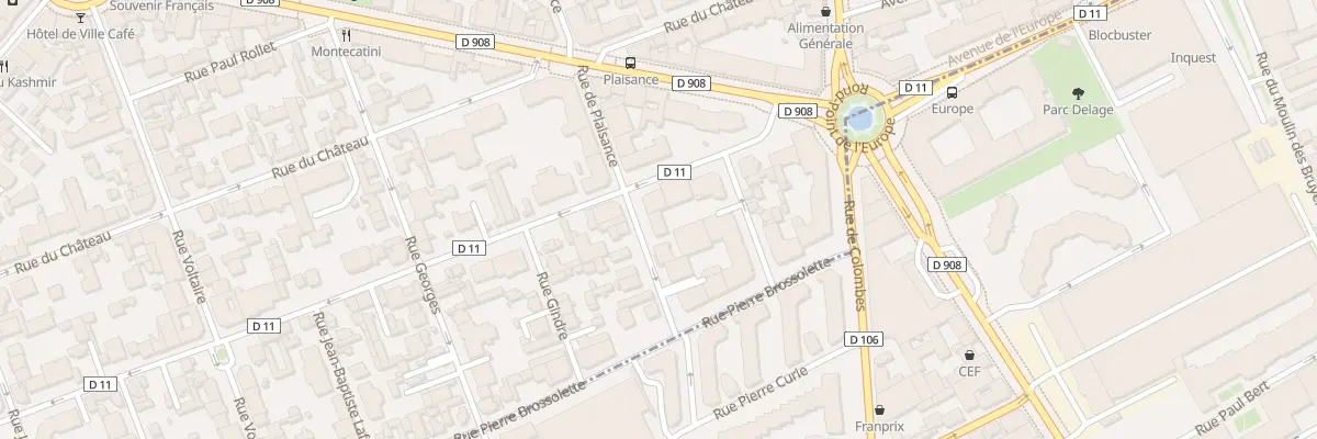 Plan du 75 Rue de Plaisance à La Garenne-Colombes