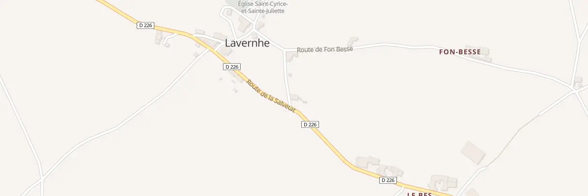 Plan du 5098 Lavernhe à Castelmary