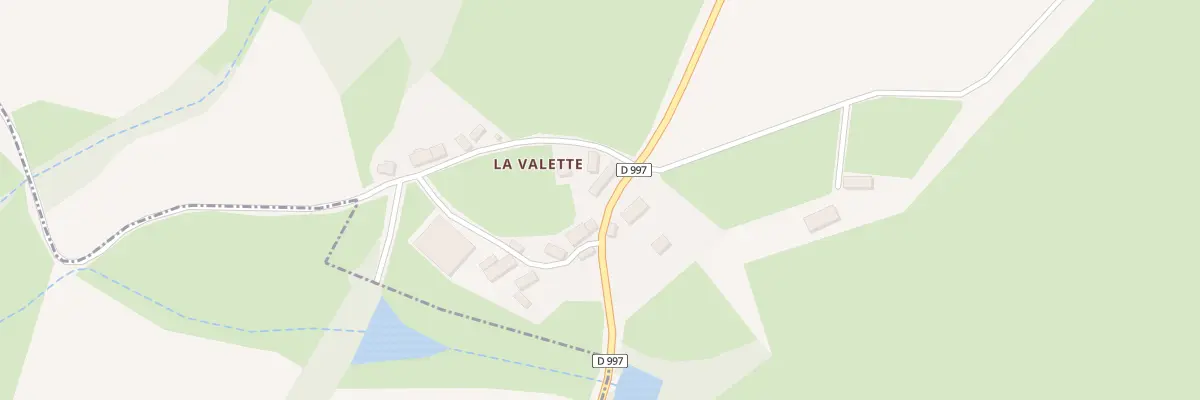 Plan du 8 La Valette à Saint-Pierre-le-Bost