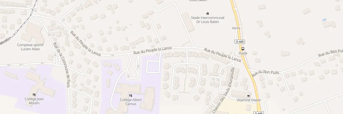 Plan du 13 Rue du Peuple la Lance à La Norville