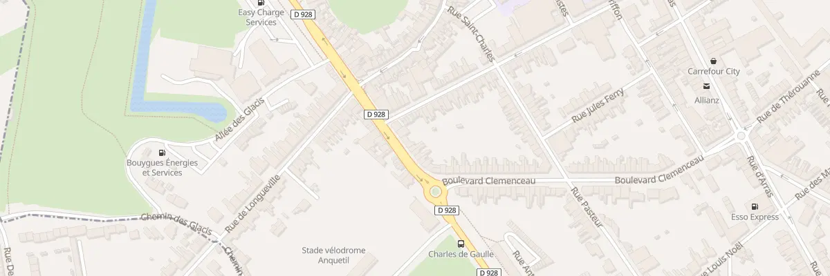 Plan du 8 Bd Clémenceau à Saint-Omer