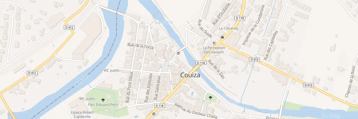 Plan du 319 Rue de la Rampe à Couiza