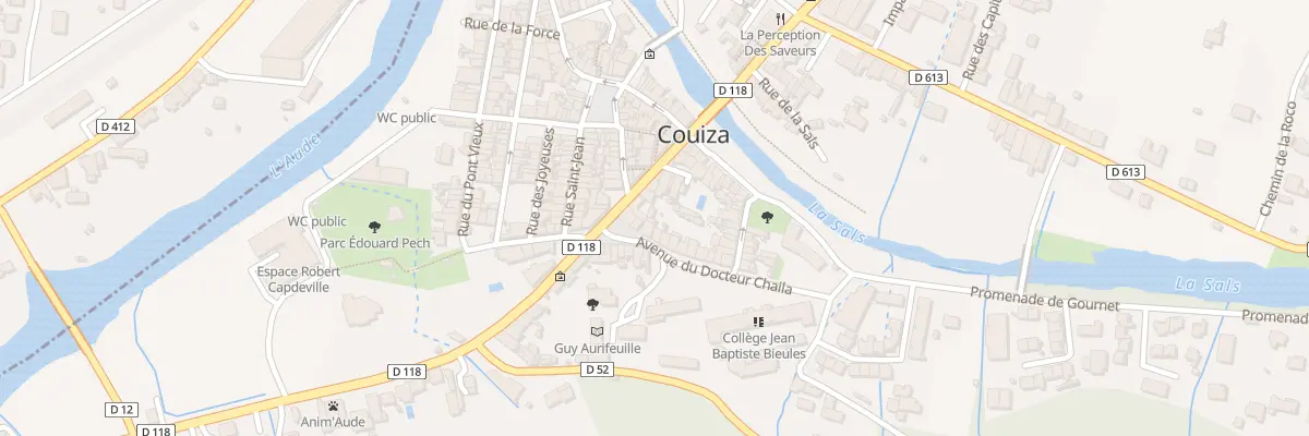 Plan du 386 Le Village à Couiza