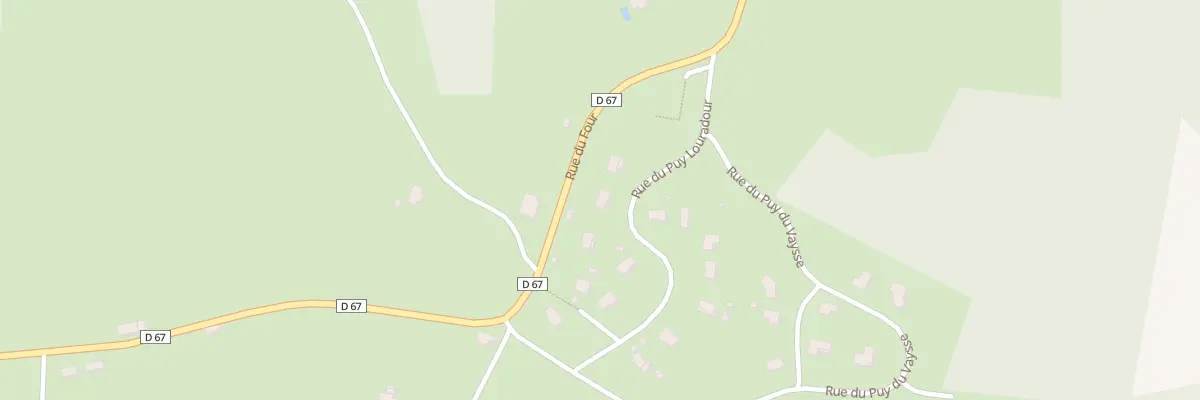 Plan du 5102 Louradour à Chaveroche