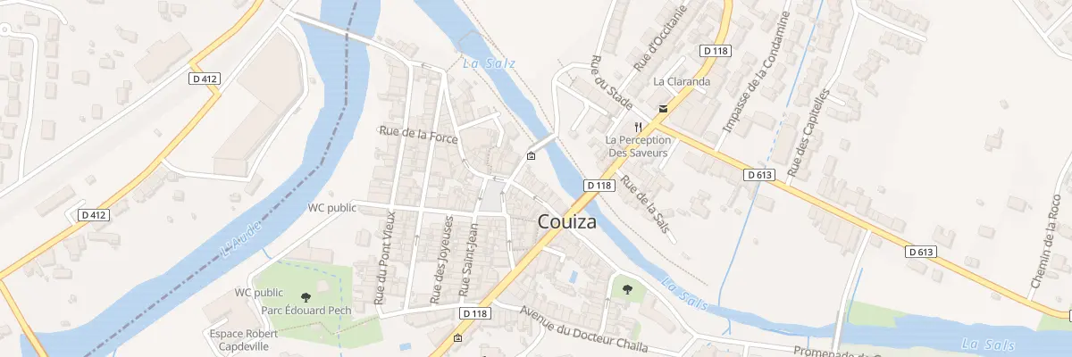 Plan du 5 Rue de la Rampe à Couiza