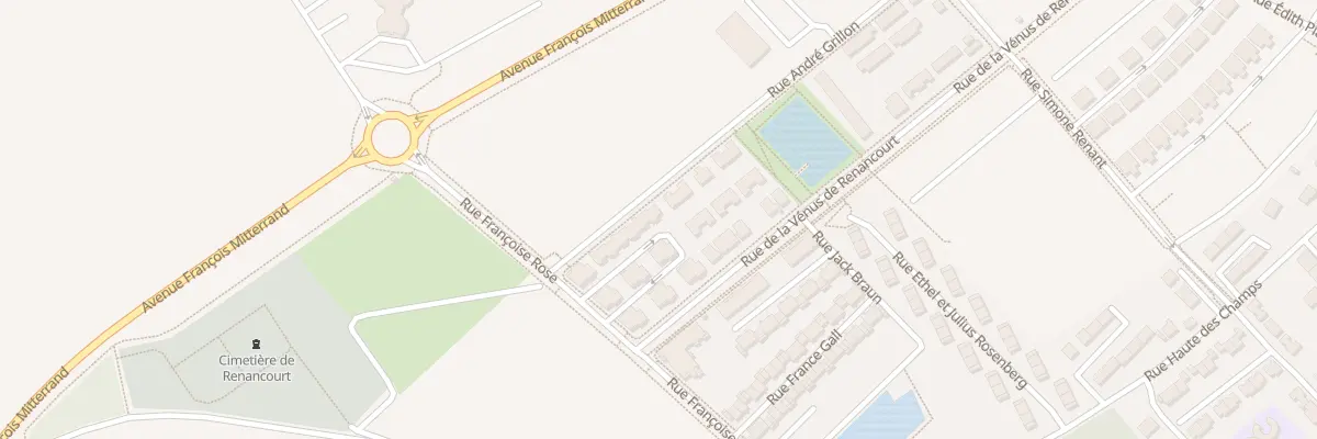 Plan du 14 Rue André Grillon à Amiens