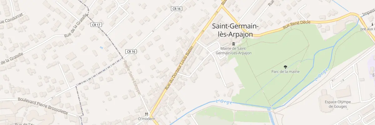 Plan du 44 Rue du Docteur Louis Babin à Saint-Germain-lès-Arpajon