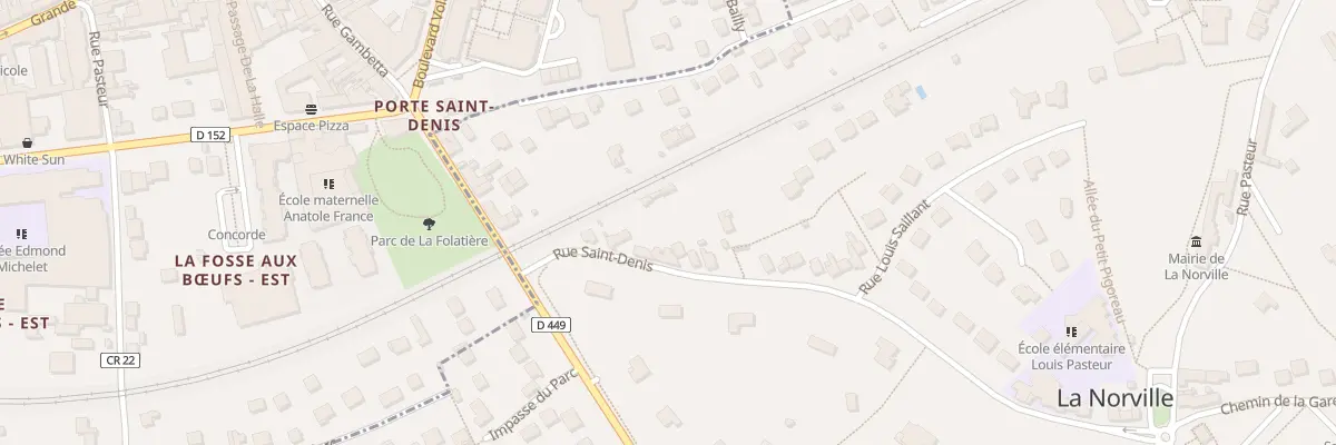 Plan du 34 Rue Saint Denis à La Norville