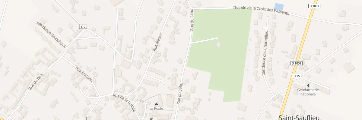 Plan du 23 Rue du Séhu à Saint-Sauflieu