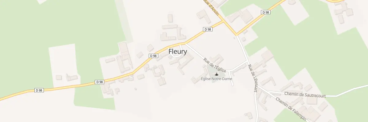 Plan du 7 Rue de Bermicourt à Fleury