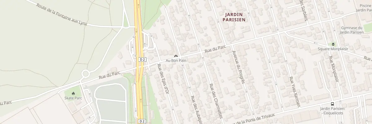 Plan du 95 Rue du Parc à Clamart
