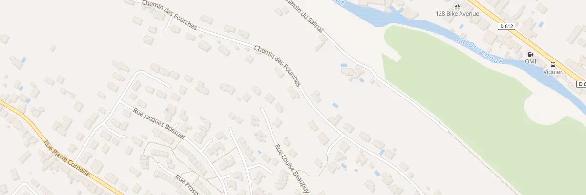 Plan du 62 Che des Fourches à Castres