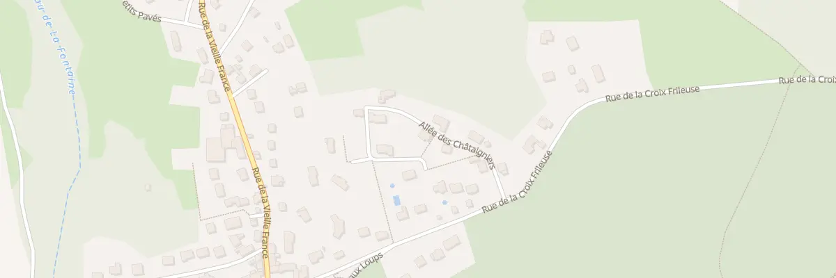 Plan du 5 All des Chataigniers à Béthemont-la-Forêt