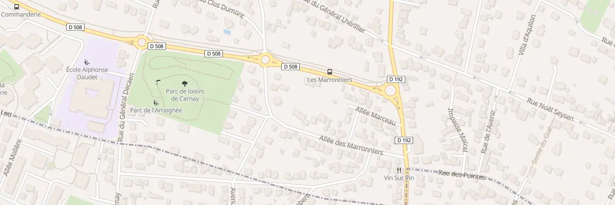 Plan du 13T All des Marronniers à Ermont