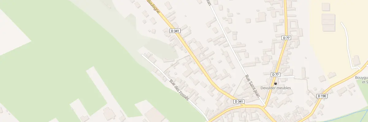 Plan du 12 Rue de Boulogne à Thérouanne
