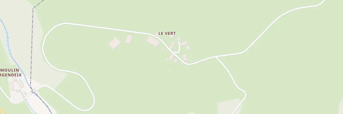 Plan du 3 Le Vert à Néoux