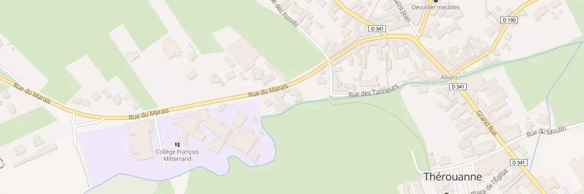 Plan du 16 Rue du Marais à Thérouanne