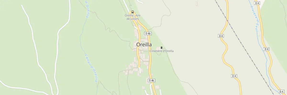 Plan du 9001 Le Village à Oreilla