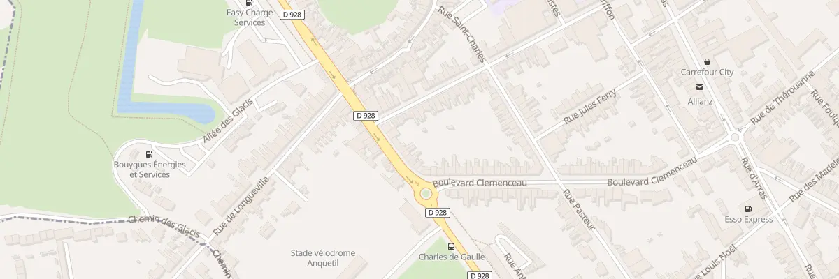 Plan du 10 Bd Clémenceau à Saint-Omer