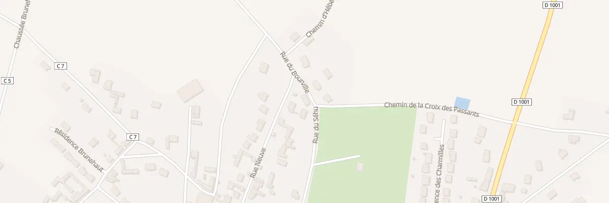 Plan du 1 Rue du Bourville à Saint-Sauflieu