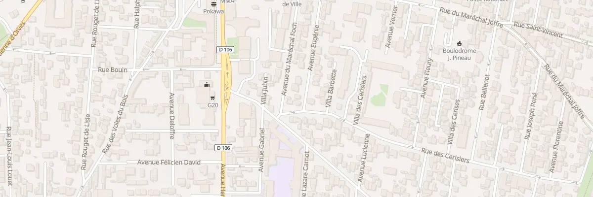 Plan du 26 Av Eugénie à Colombes