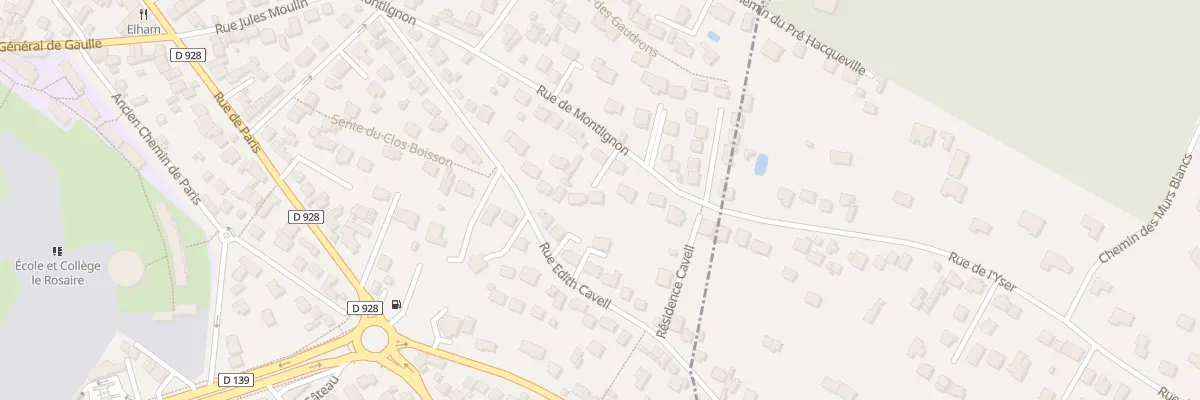 Plan du 74C Rue de Montlignon à Saint-Leu-la-Forêt