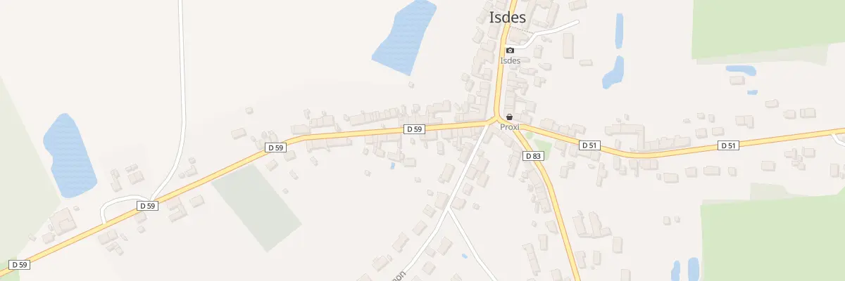 Plan du 13 Rte de Souvigny à Isdes