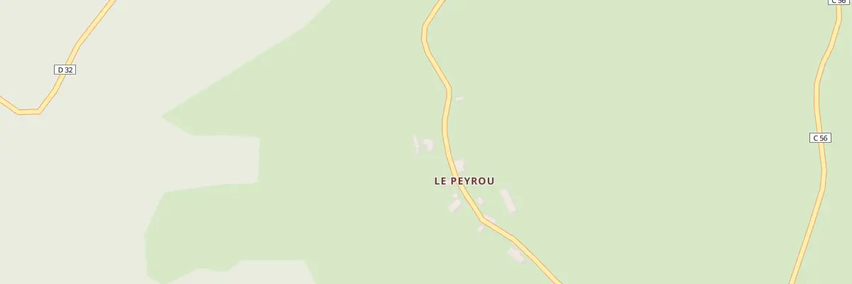 Plan du 5045 Le Peyrou à Omps