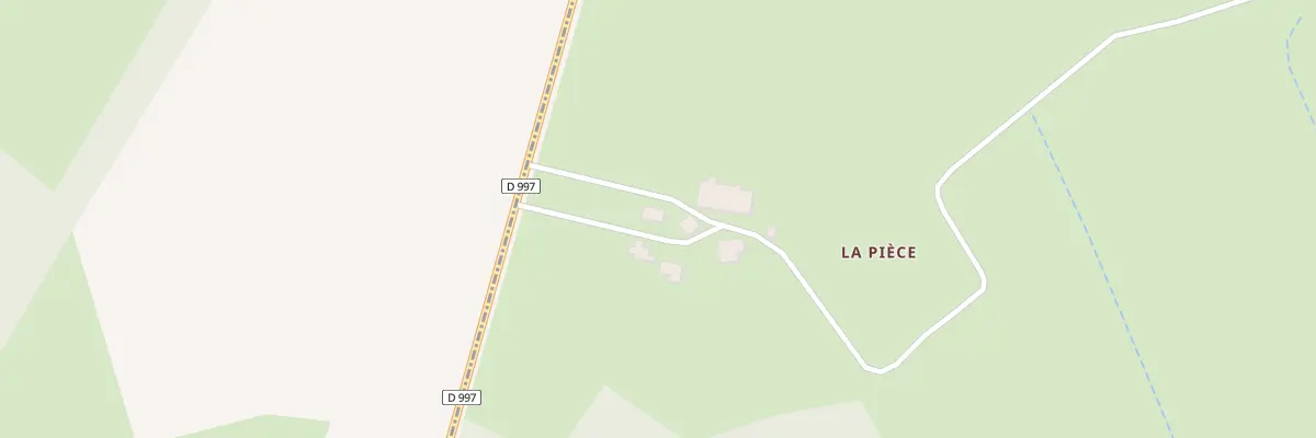 Plan du 1 La Pièce à Saint-Pierre-le-Bost