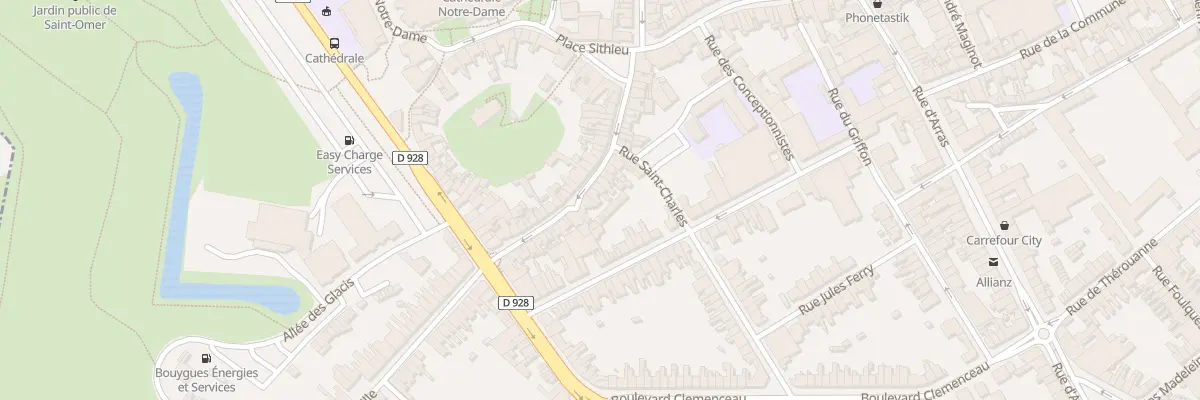 Plan du 34 Rue Sainte Croix à Saint-Omer