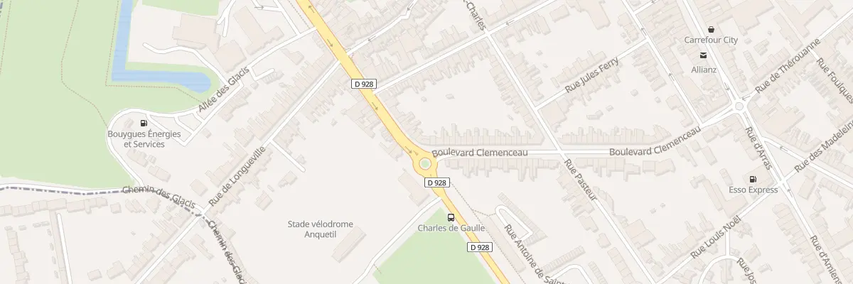 Plan du 22 Bd Clémenceau à Saint-Omer