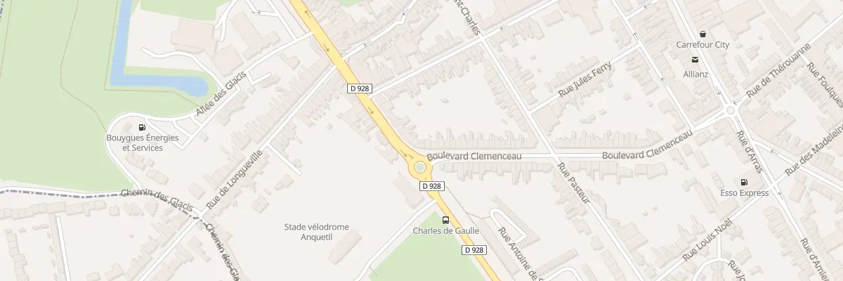 Plan du 20 Bd Clémenceau à Saint-Omer