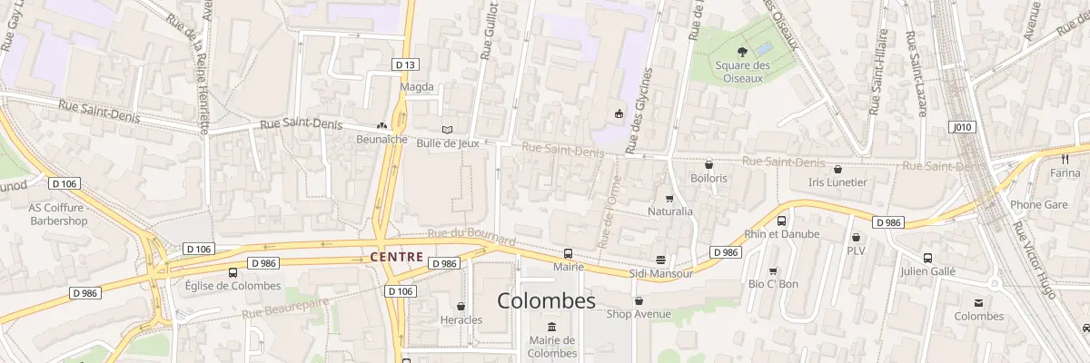 Plan du 59 Rue Saint-Denis à Colombes