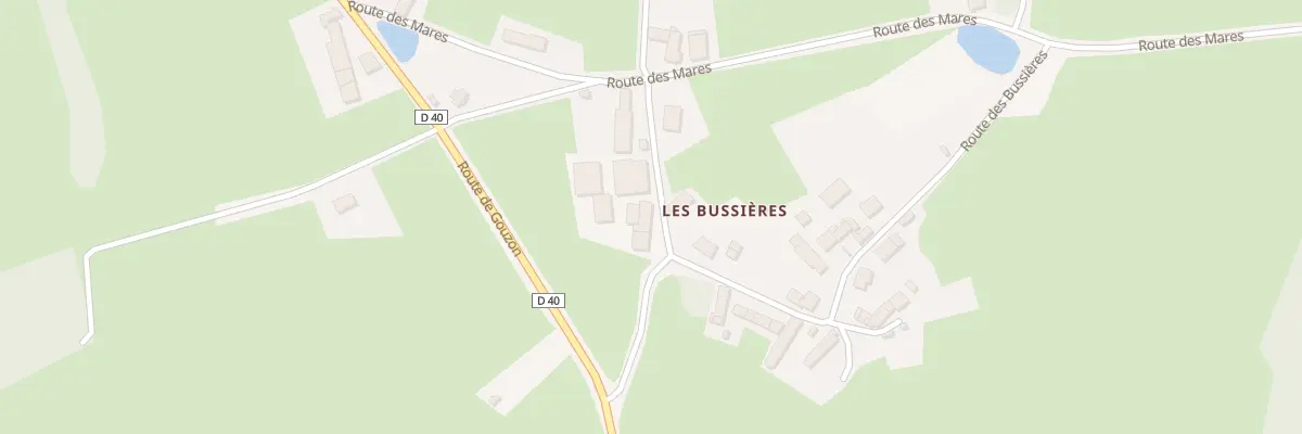 Plan du 29 Les Bussieres à Saint-Loup
