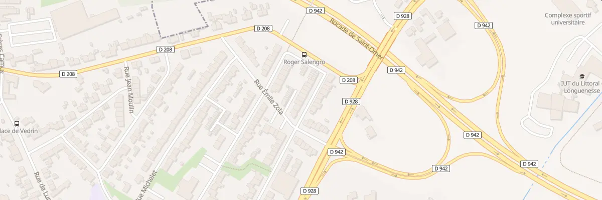 Plan du 55 Rue Victor Hugo à Longuenesse