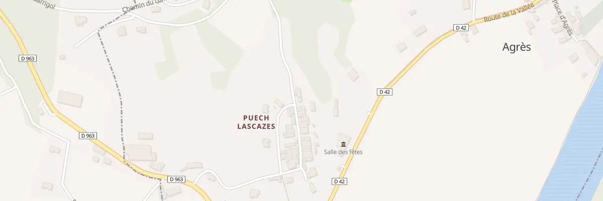 Plan du 5167 Puech Lascazes à Saint-Parthem