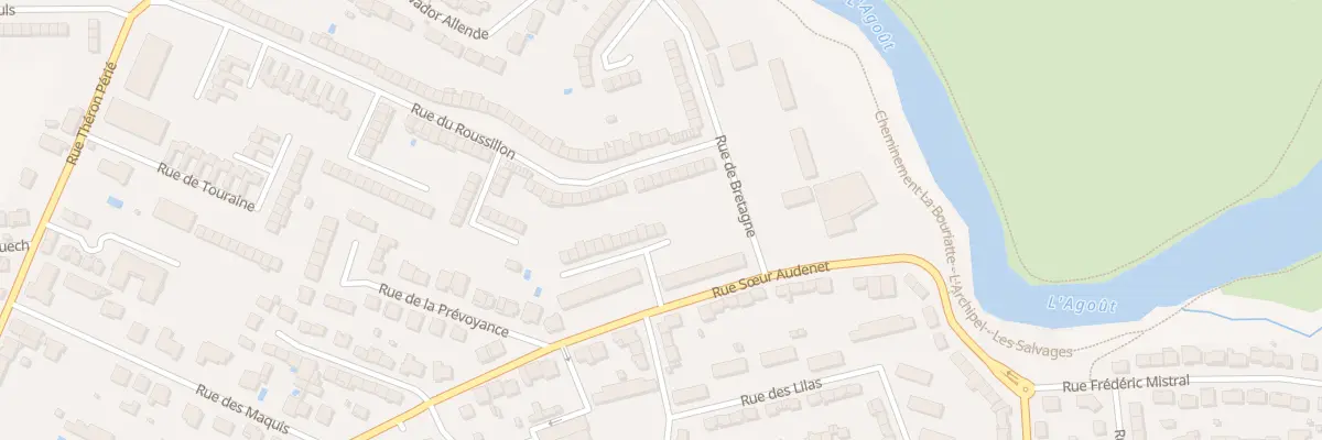 Plan du 2 Rue de Gascogne à Castres