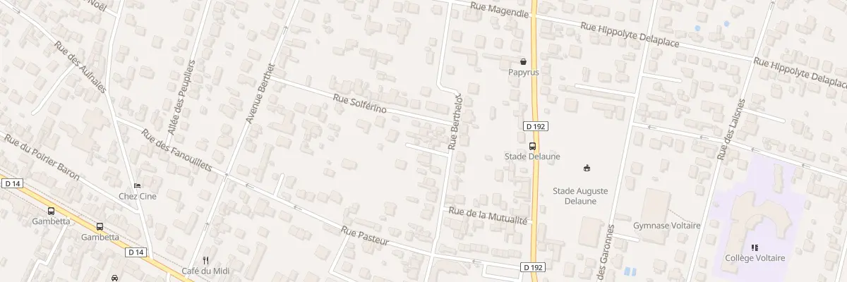 Plan du 23 Rue Berthelot à Sannois