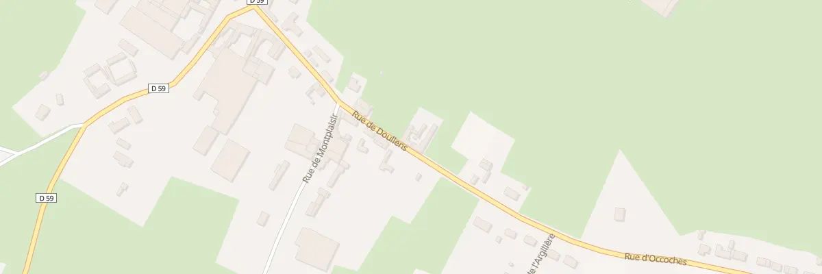 Plan du 11 Rue de Doullens à Outrebois